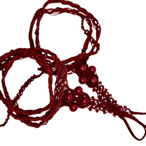 Punased barefootid, mikromakramee käsitöö